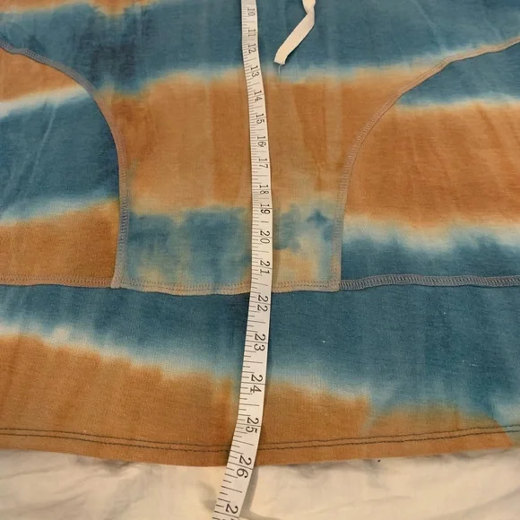 🦋🦋Hopely Loose-Fitting Tye Dye Hooded Sweatshirt SZ Large Boutique New🦋🦋 - Picture 5 of 6